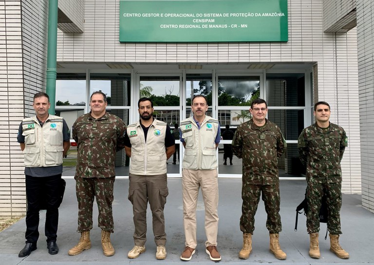 Diretor-Geral do Censipam e Diretor do IME realizam visita institucional ao Centro Regional de Manaus