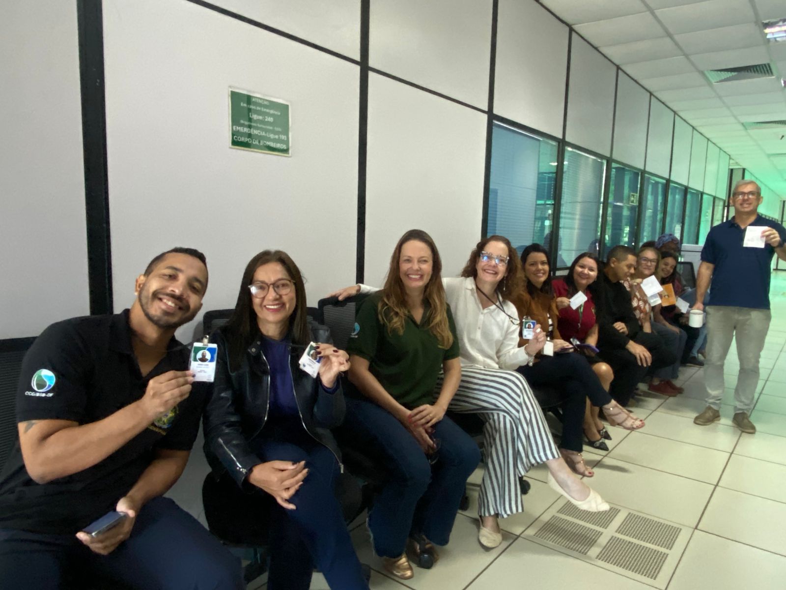 Servidores compareceram em peso à vacinaçãoCoordenador ressalta importância da participação na campa