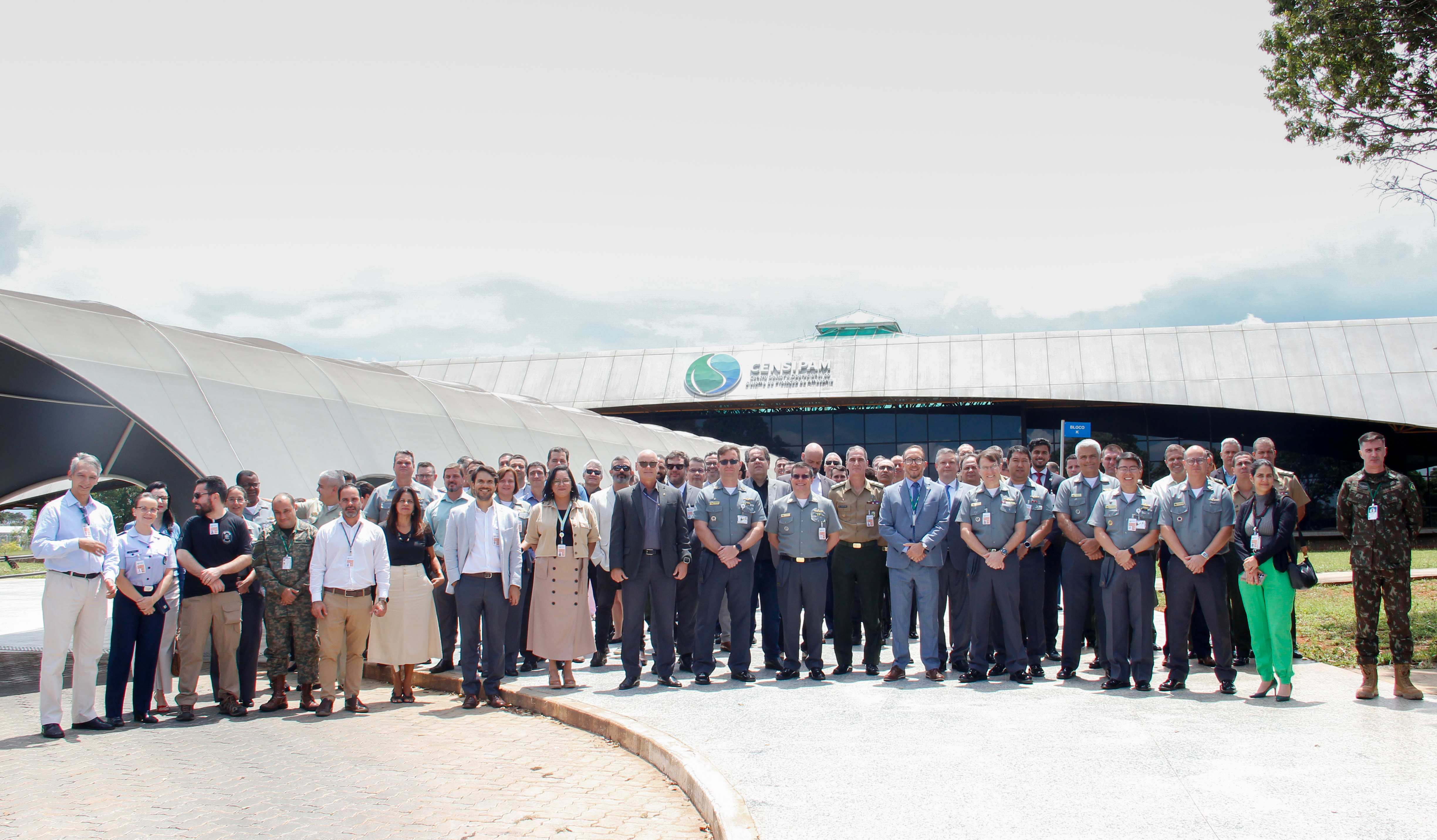 Militares e Civis da Escola Superior de Defesa visitam Censipam para conhecer atuação do Sistema de Proteção da Amazônia