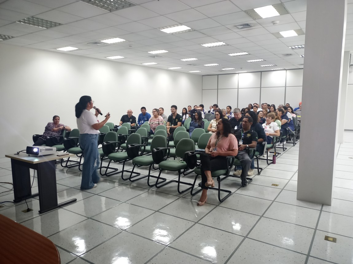 Evento relativo ao outubro rosa no Censipam