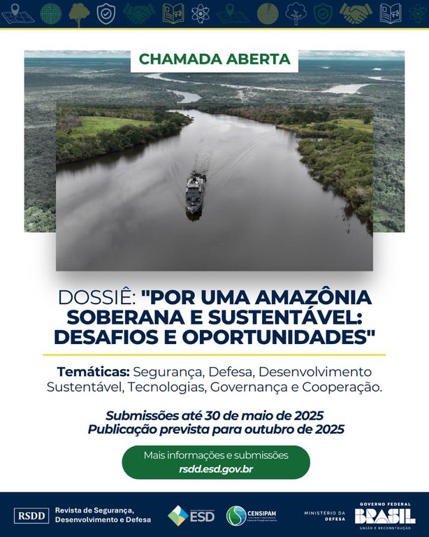 Parceria entre Censipam e Escola Superior de Defesa impulsiona Revista sobre a Amazônia na COP-30