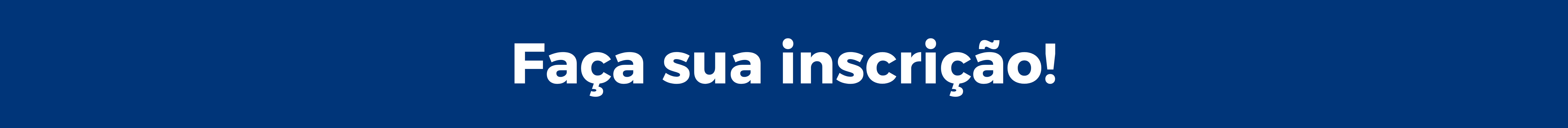 Faça sua inscrição