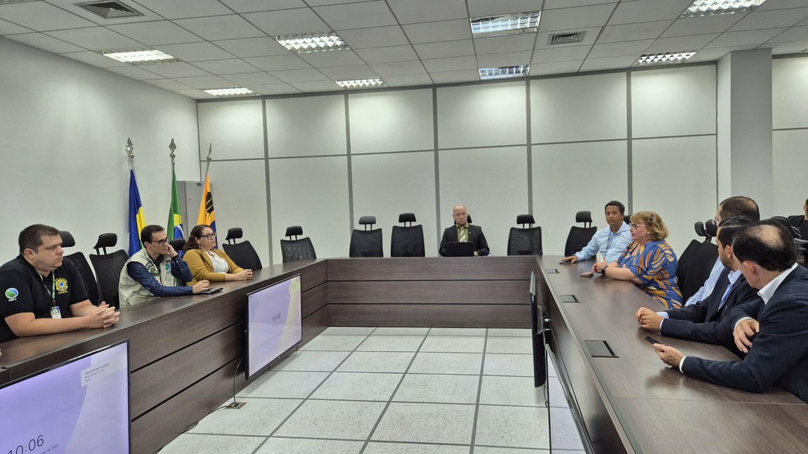 Reunião entre TJRO e Censipam.