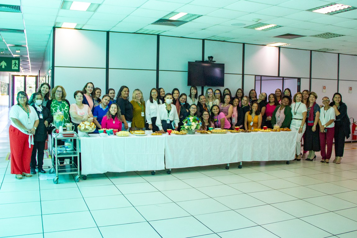 Evento de dia da mulher no Centro de Coordenação em Brasília
