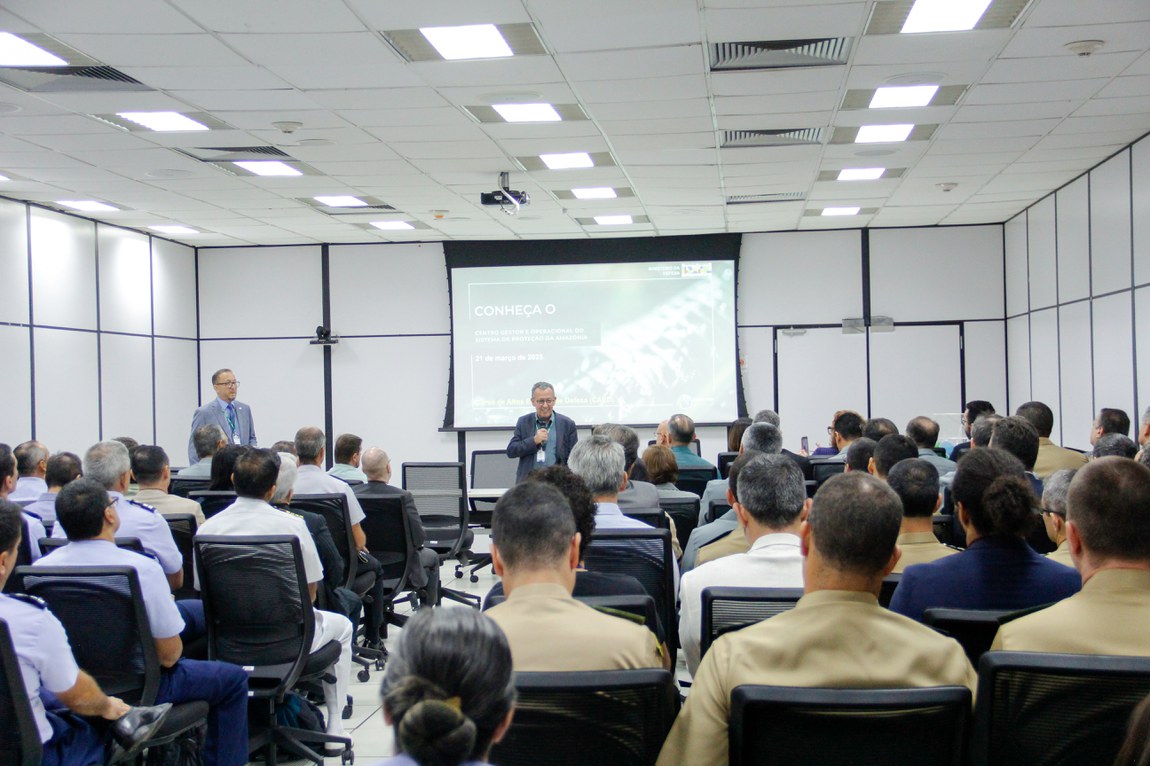 Coordenador-Geral de Inteligência, Raimundo Camargos, explanou sobre as atividades desenvolvidas pelo Censipam