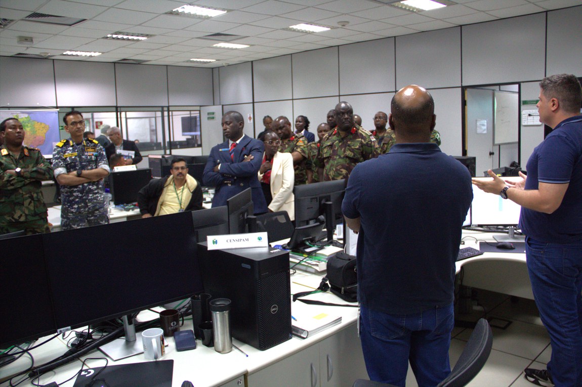 Comitiva visitou as instalações do Censipam 