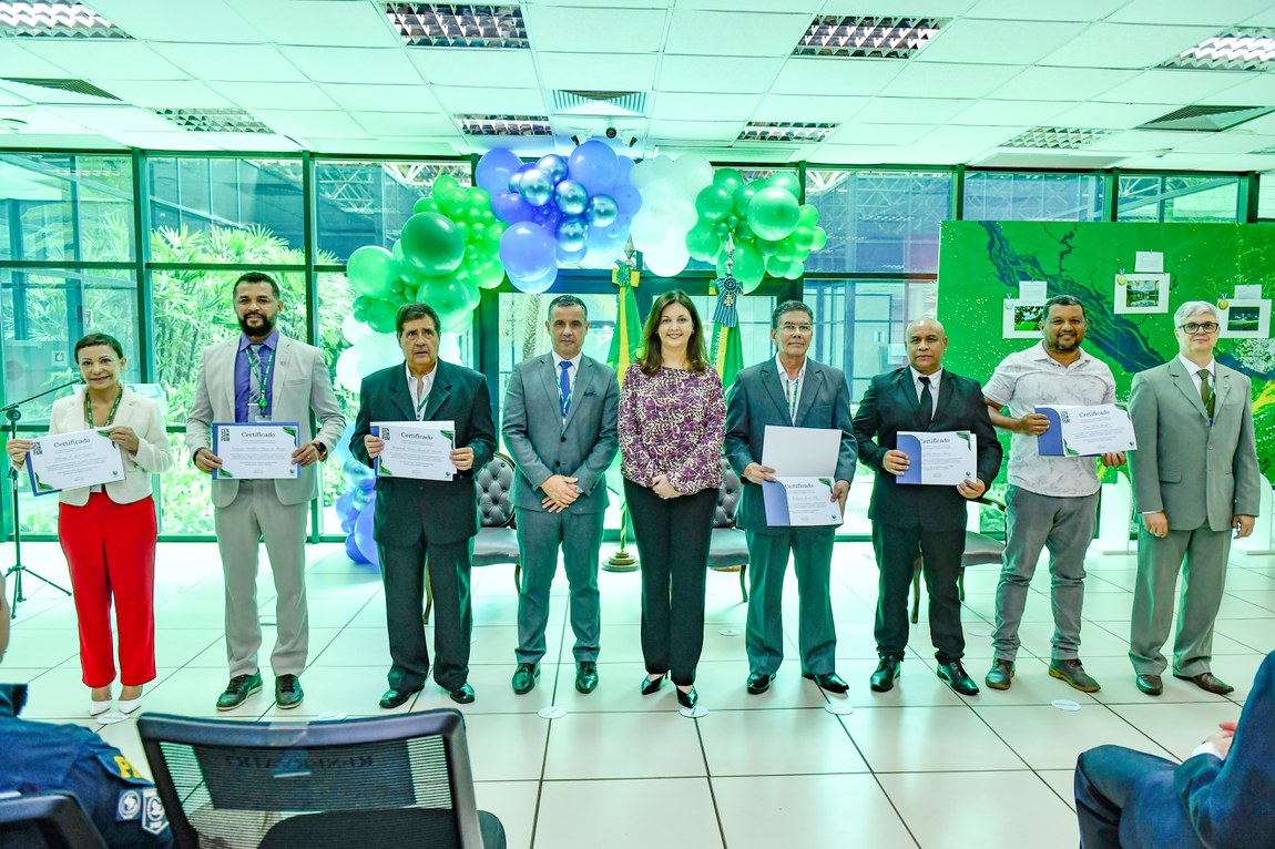 Servidores com mais tempo de trabalho no Censipam foram homenageados