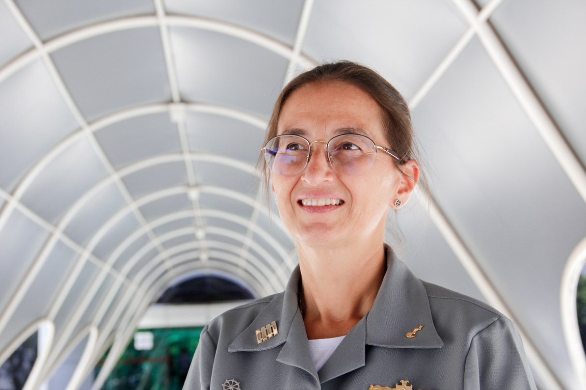 Oficial mais antiga da turma destacou o profissionalismo do Censipam