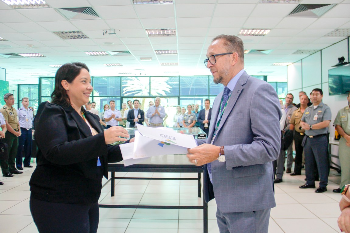 Representante dos alunos faz agradecimento na despedida