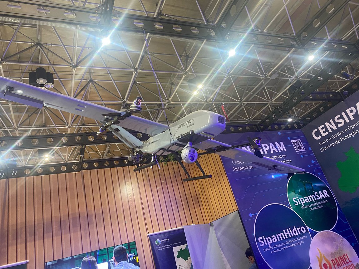 Estande do Censipam apresentas as potencialidades do órgão