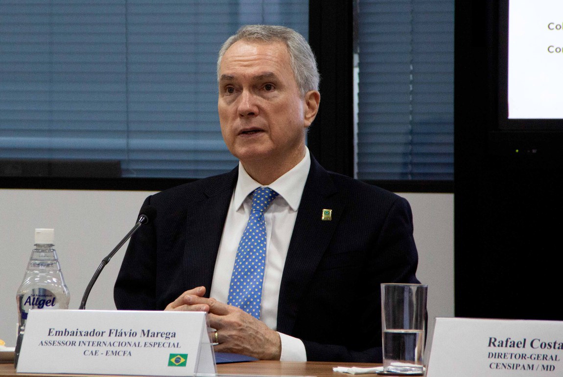 Visita do embaixador Flávio Marega ao Censipam