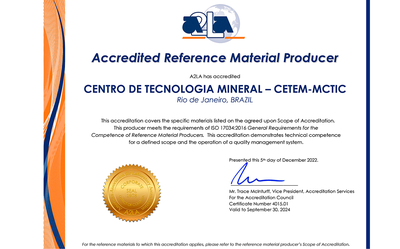 Certificado A2LA-