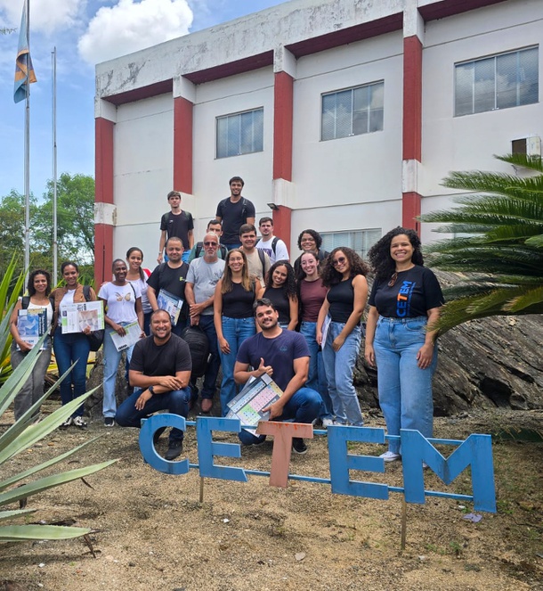 Visita técnica de alunos do curso de Engenharia Ambiental do IFF