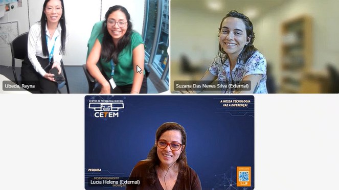 Reunião online entre CETEM e International Telecommunication Union