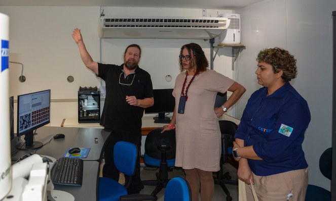 Visita Ministra Luciana Santos