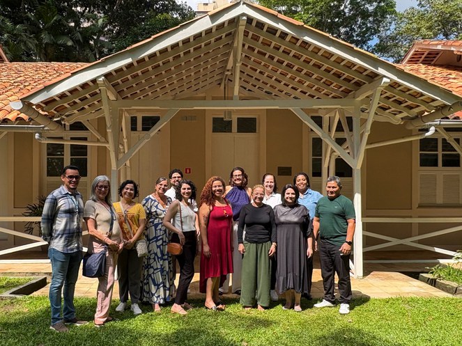 Bibliotecários participantes da 7ª Reunião da Rede de Bibliotecas das Unidades de Pesquisa do Ministério da Ciência, Tecnologia e Inovação (MCTI)
