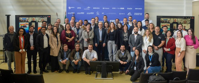 Representantes das instituições participantes do evento