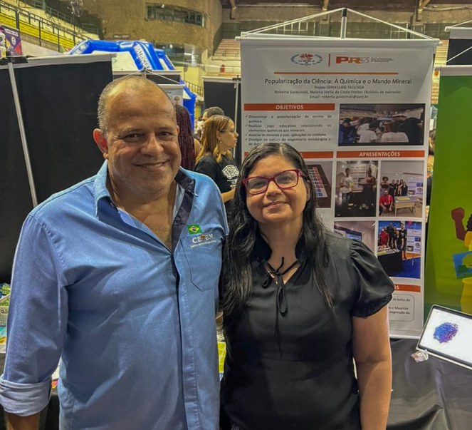 Flávio Lemos (CETEM) e Dra. Roberta Gaidzinski (UERJ/ZO)