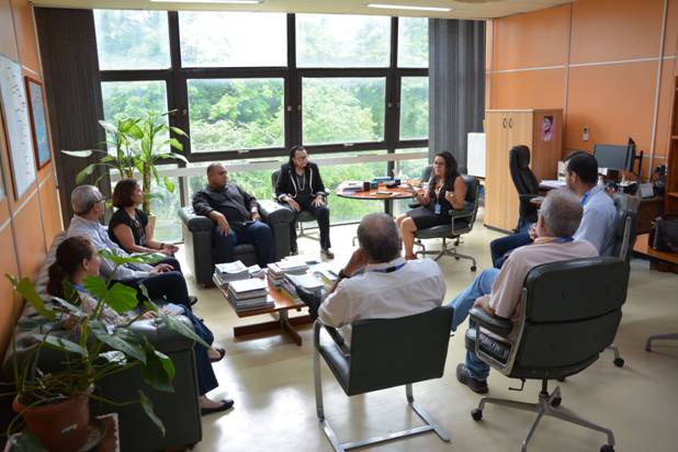 Visita técnica subsecretária e coordenador das Unidades de Pesquisa do MCTI