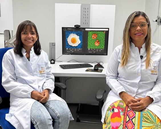 Walkíria Melo e Fábia Leite