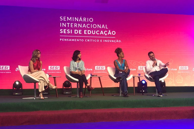 A diretora do Cetene, Giovanna Machado, fundadora do programa participou de mesa ao lado de nomes como a professora Bárbara Carine