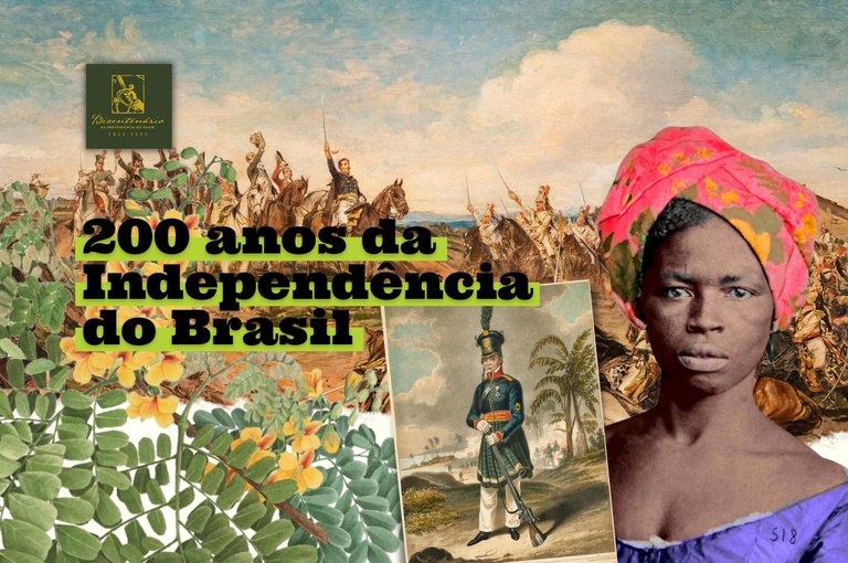 Identidade reúne pintura de Pedro Américo, fotografia de Alberto Henschel e ilustração de Maria Quitéria