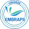Selos institucionais: selo azul e verde de certificação da EMBRAPII