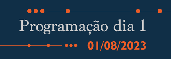 Programação dia 01/08/2023