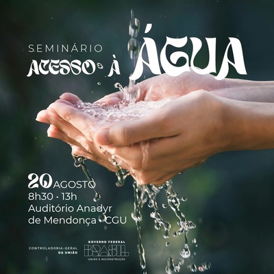 Banner Seminário Acesso à água