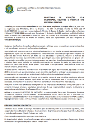 Protocolo pela diversidade