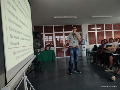 Participantes da capacitação em Horizonte/CE durante a oficina de formação. 