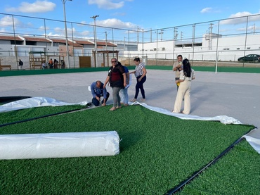 Visita técnica in loco ao Espaço Esportivo Comunitário Buenos Aires II, com orientações de verificação e registro1
