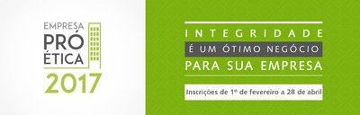 Pró-Ética 2017 - inscrições