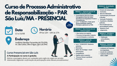 Curso de Processo Administrativo Disciplinar - PAR –  São Luís - PRESENCIAL.png