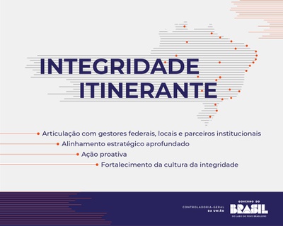Banner integridade itinerante