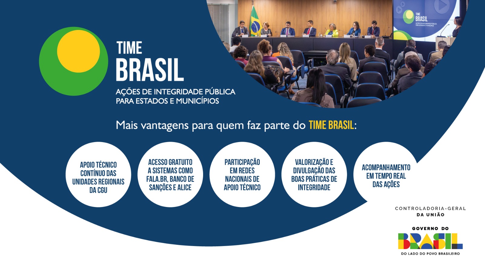 Vantagens para quem faz parte do time brasil