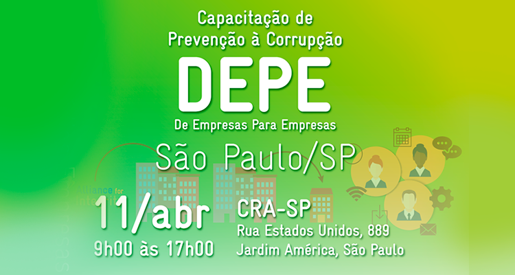 Prevenção à corrupção é tema de workshop para pequenas e médias empresas de SP