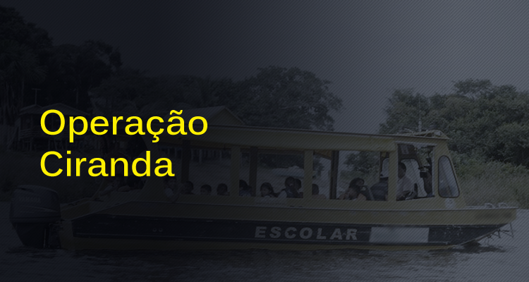 Operação Ciranda combate fraudes no transporte escolar fluvial em Porto Velho (RO)