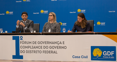Ministro da CGU fala sobre cultura da integridade em Fórum sobre Governança do GDF