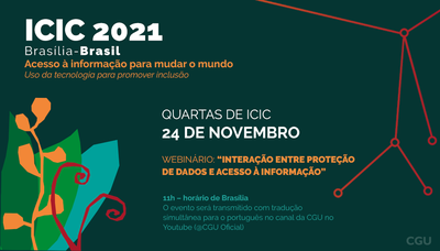 Acompanhe a sétima edição das Quartas de ICIC, promovida pela Ouvidoria-Geral da União