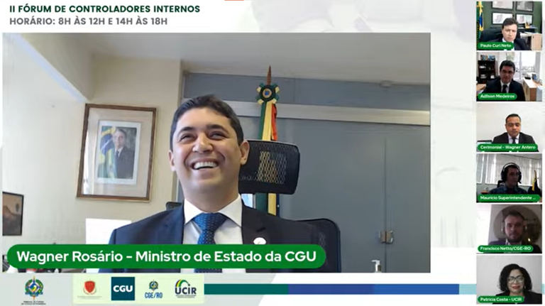 Fórum de Controladores Internos tem presença do ministro da CGU, Wagner Rosário