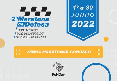 Segunda edição da Maratona de Defesa dos Direitos dos Usuários de Serviços Públicos será realizada em junho
