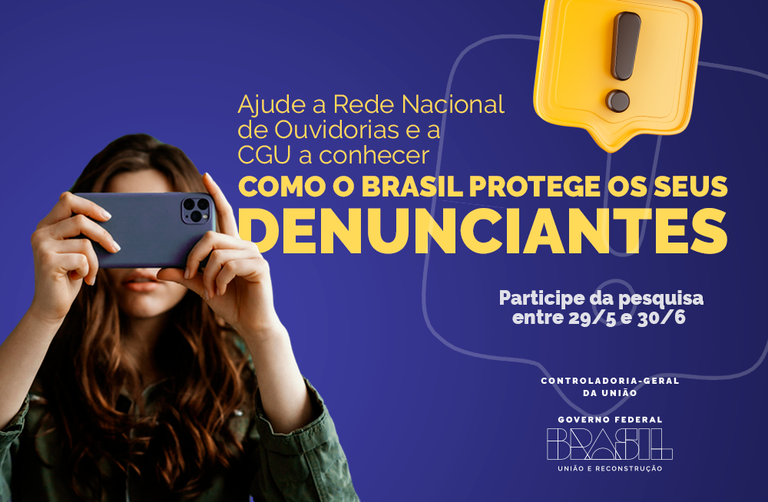Pesquisa irá mapear práticas de proteção ao denunciante em todo o país