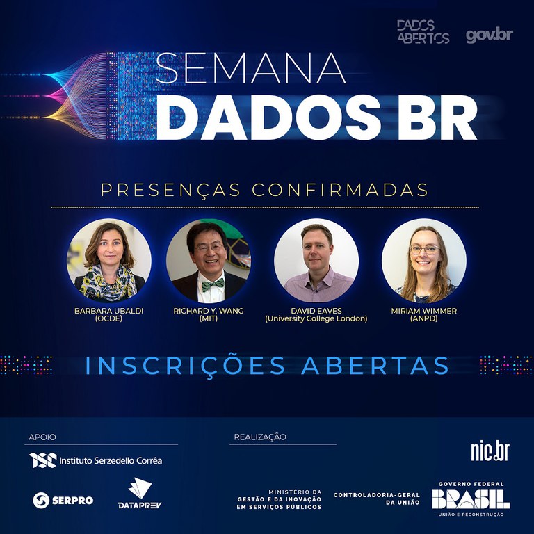 Controladoria-Geral da União abre inscrições para a Semana Dados BR