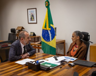 Vinícius de Carvalho e Marina Silva