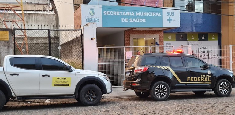 CGU e Polícia Federal combatem desvio de recursos da saúde em Vitória da Conquista (BA)