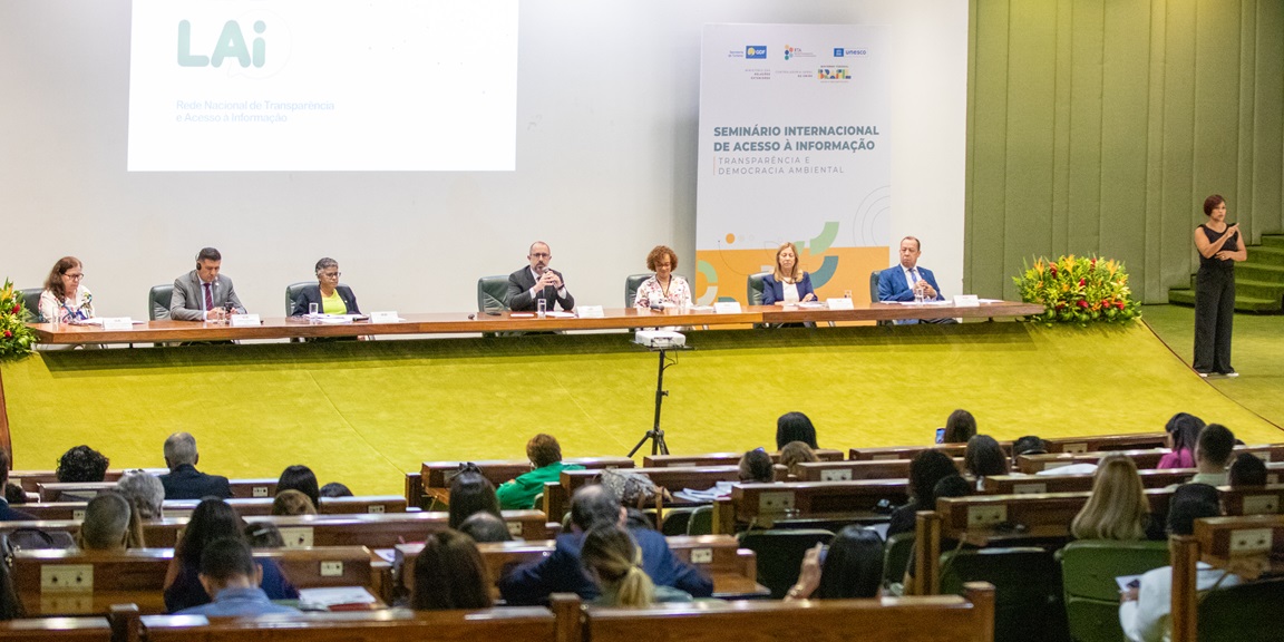 Evento sobre Acesso à Informação ocorreu nesta terça-feira (14/05), em Brasília (DF), com discussões sobre democracia ambiental. O encontro celebra os 12 anos da LAI