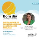 CGU realiza oitava edição do projeto "Bom Dia, Controle Interno"