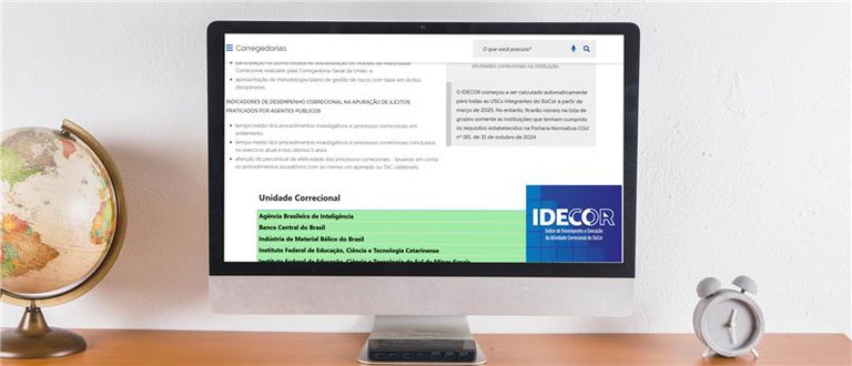 CRG lança o IDECOR - Índice de Desempenho e Execução da Atividade Correcional do SisCor