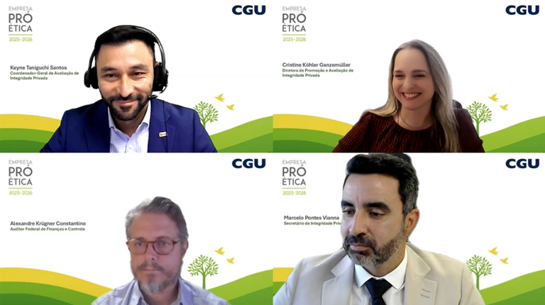 CGU realiza Webinar para apresentar dicas práticas e orientações sobre a nova edição do Pró-Ética